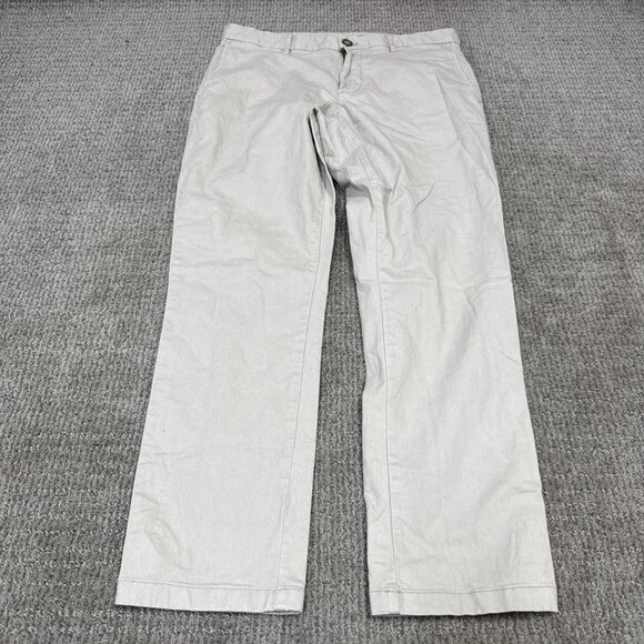 Old Navy Pants Slim Beige Pockets Men’s Size 33x30 - Picture 1 of 12